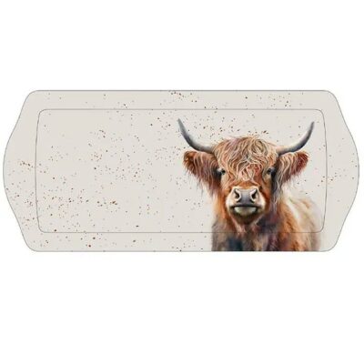 Home Living Long Drinks Tray - Highland Cow 2653715