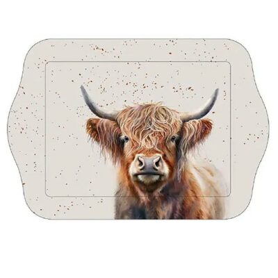 Home Living Mini Trinklet Tray - Highland Cow  2653720