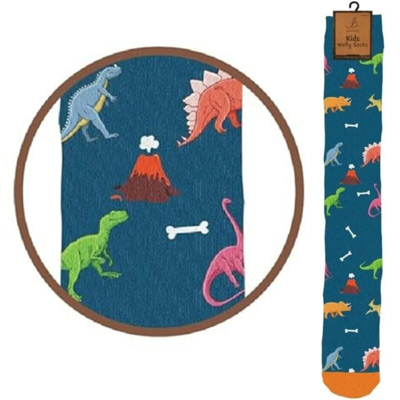 Otterdene Kids Welly Socks - Little Dinos  4661157