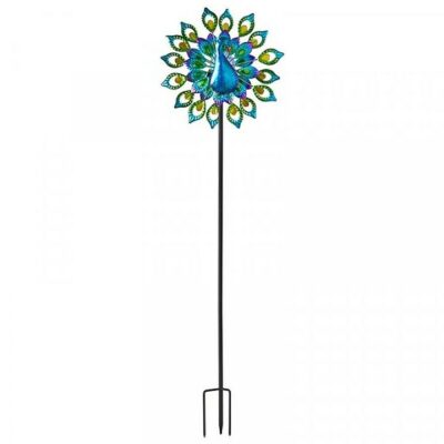 Smart Garden LED Solar Wind Spinner - Peacock  6329827