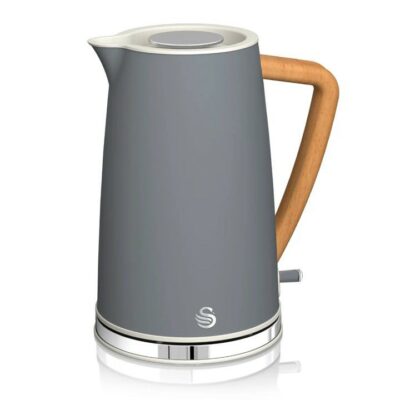 Swan 1.7L Nordic Style Cordless Kettle - Grey  SK14610GRYN