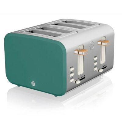 Swan Nordic 4 Slice Toaster - Green   ST14620GREN