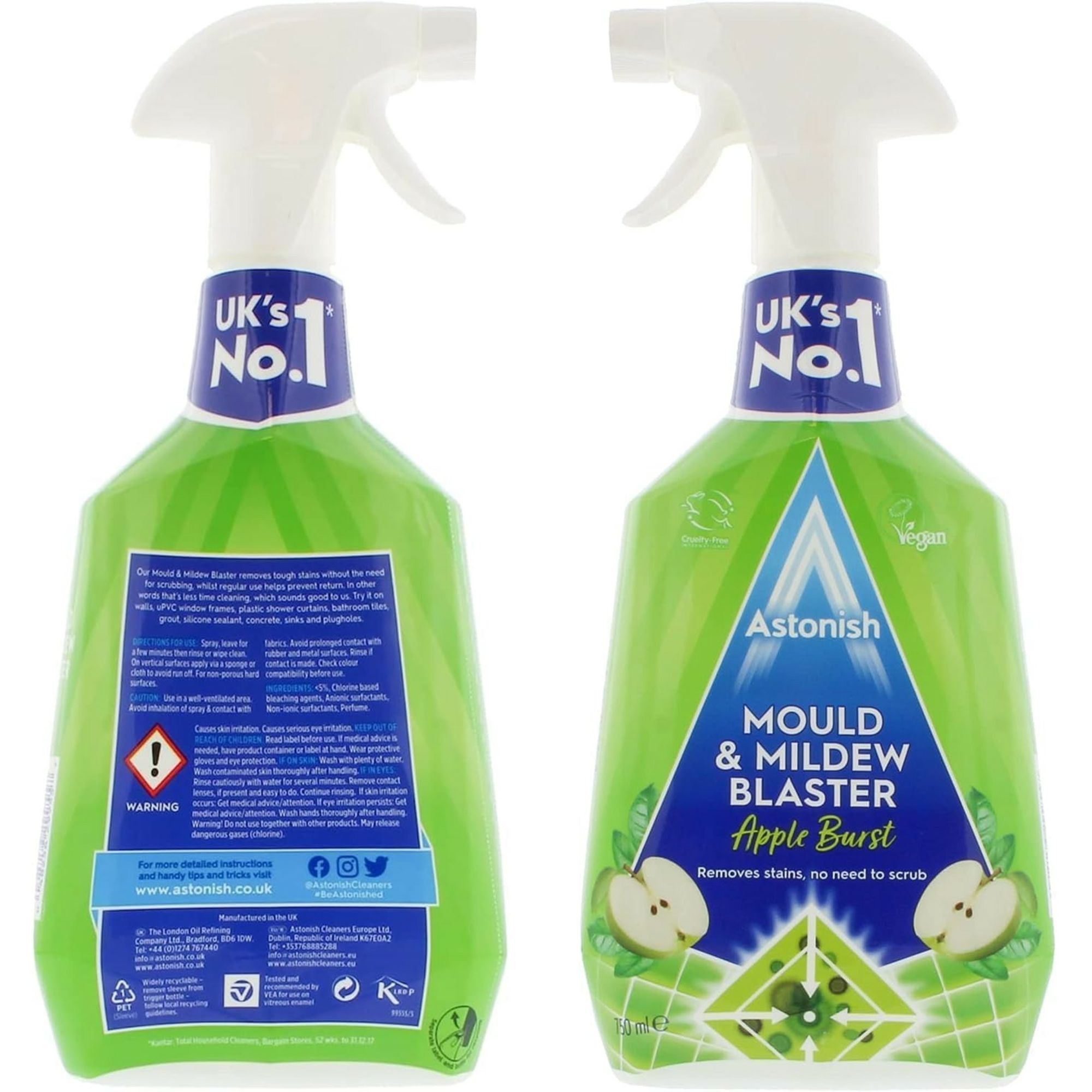 Astonish 750ml Mould and Mildew Remover - Apple Burst 0330224