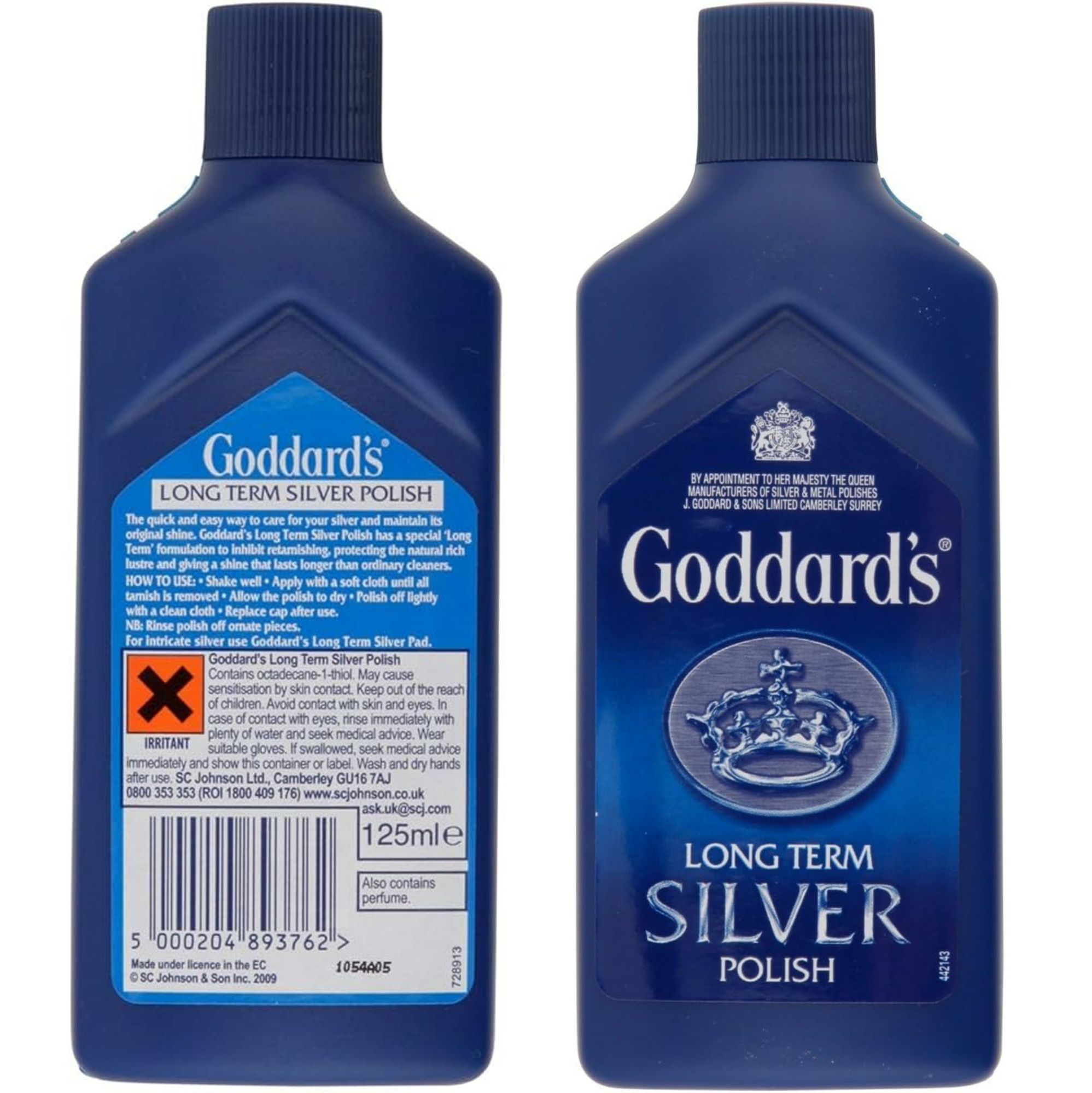 SCJohnsons Goodard 125ml Long Term Silver Polish 3220395