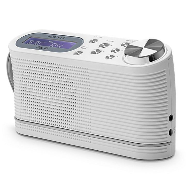 Roberts Play10 FM/DAB/DAB Plus Radio - White PLAY10WHITE