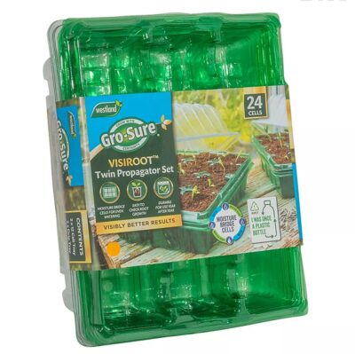 Westland Gro-Sure Visiroot Propagator - Twin Set 7881981
