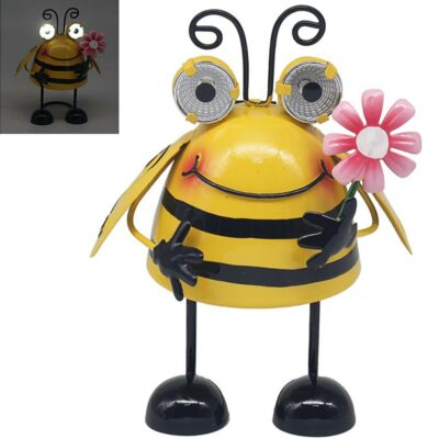Bright Eyes Solar Powered LED Bee - Light Up Eyes LP74729