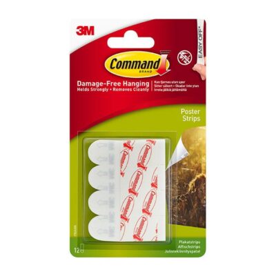 3M Command 12 Poster Strips 17024