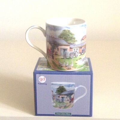 GD Publishing Fine China Mug - Geese and Tractors   GD10008