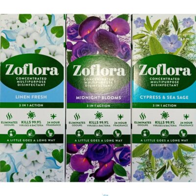 Zoflora 120ml Concentrated Multipurpose Disinfectant - Assorted Scent Choice 8050174