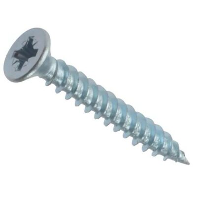 ForgeFix 1.14" General Purpose Pozi Compatible Screw CSK TT ZP Screws - Box of 200 FORCSK1146Z