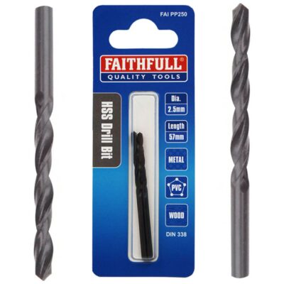 Faithfull 2 x 2mm HSS Jobber Drill Bit FAIPP250