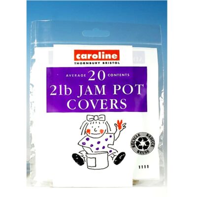 Caroline 20 x 2Lb Jam Pot Covers 0910591