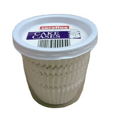 Caroline 100 White Cake Cases 0911129