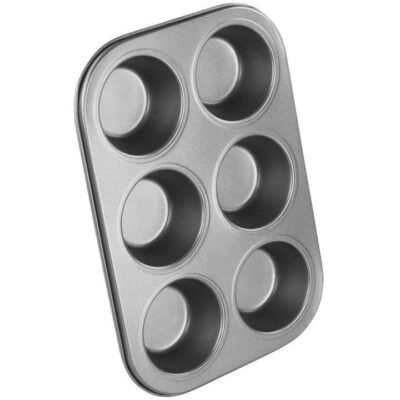 Chef Aid Non Stick 6 Cup Muffin Tray 1612835