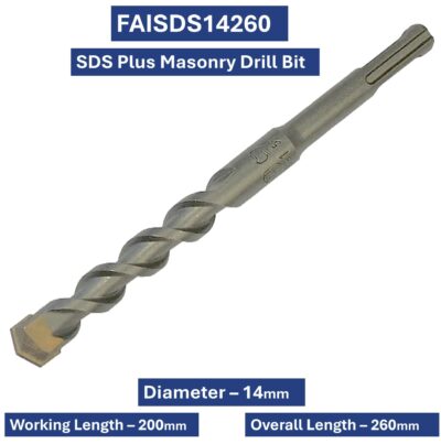 Faithfull 14mm SDS Plus Masonry Drill Bit FAISDS14260