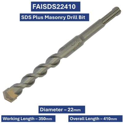 Faithfull 22mm SDS Plus Masonry Drill Bit FAISDS22410