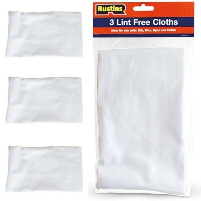 Rustins 3 x Cloths - Lint Free RUSLFC