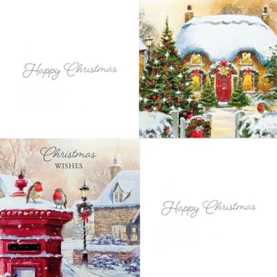 Tallon 10 Christmas Cards - Traditonal Scenes X9005A