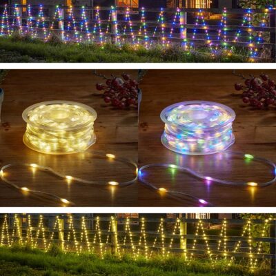 Three Kings 200 LED 2 Tone String Lights - Warm White and Multi-Coloured 0542034