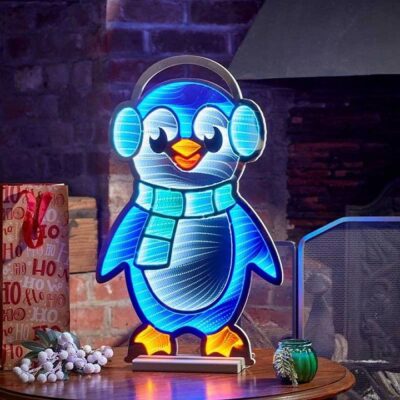 Three Kings 40cm Infinity Mirror - Penguin 0542359