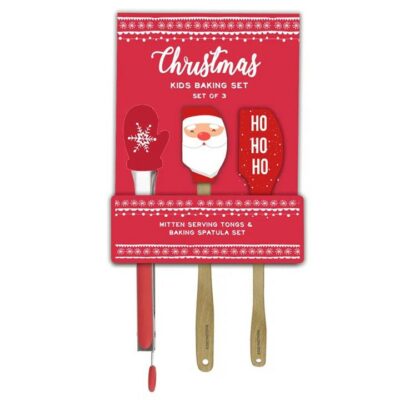 Eddingtons 3 Piece Christmas Kids Baking Tools - Tongs and Spatulas 1642037