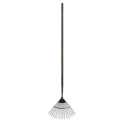 Home Gardener Prestige Lawn Rake - Stainless Steel with Ash Handle 2774831
