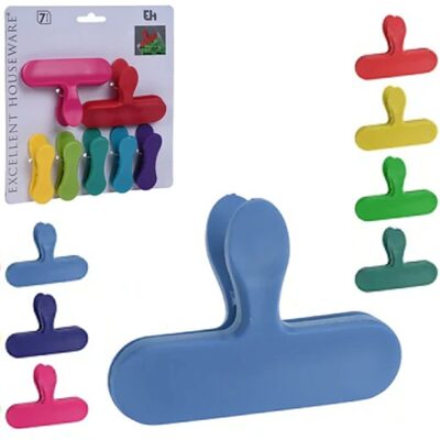 Excellent Housewares 7 Bag Clips - Various Size 4442612