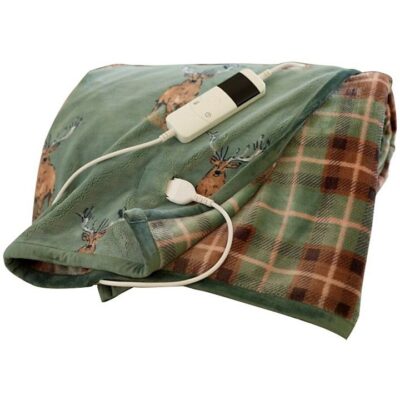The Lyndon Company 140 x 180cm Heated Throw - Highland Fell 7180042