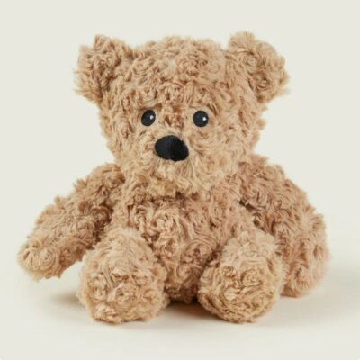 Curly Brown Bear Plush Warmies 7874953