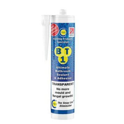 CT1 290ml BT1 Ultimate Bathroom Sealant & Adhesive BT1TRANSPARENT