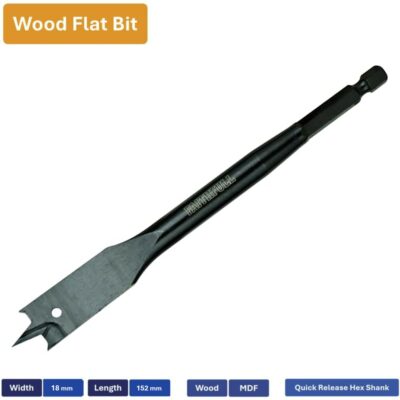 Faithfull 18mm Impacted Rated Flat Bit FAIFB18