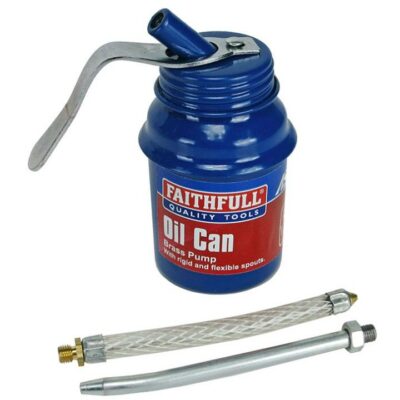 Faithfull 125ml Pistol Type Oil Can FAIOC125