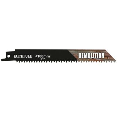 Faithfull 5 Bi-Metal Sabre Saw Blades - Demolition FAISBS922HF