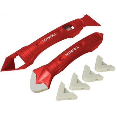 Faithfull Two Piece Slicone Scraper Kit FAITLSILKIT