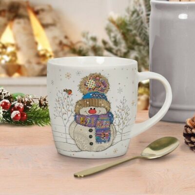 Lesser and Pavey 350ml Christmas Mug - Snowman  LP54931