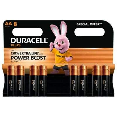 Duracell Power Boost Batteries AA - 8 Pack