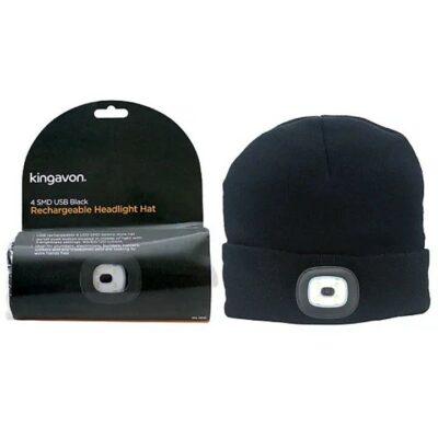 KingAvon 4 x SMD LED 4 USB Rechargeable Headlight Hat  3470324