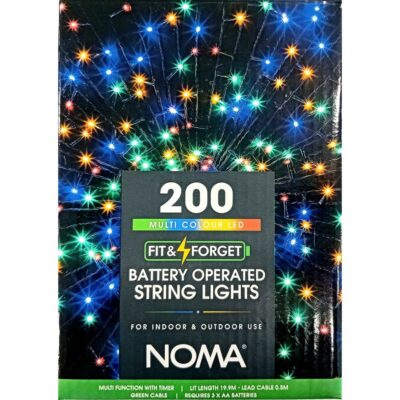 Noma 200 Fit and Forget Multi- Function Lights - Multi Coloured 4523130