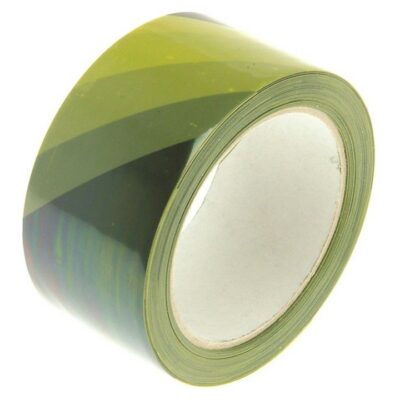 Faithfull 50mm x 33mm Hazard Warning Safety Tape - Black and Yellow FAITAPEHAZBY