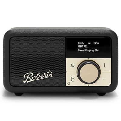 Roberts Revival Petite 2 FM/DAB/DAB Plus with Bluetooth - Black REV-PETITE2BK