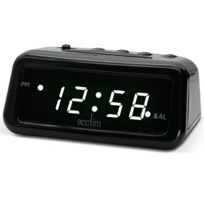 Acctim Cory 16542 LED Alarm Clock with USB-C Charging Hub 0022532
