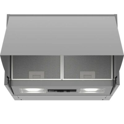 Neff 60cm Integrated Cooker Hood - Silver D61MAC1X0B