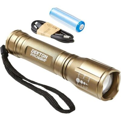 Dekton Professional Light XP400 Rechargeable Torch Light DT50549A