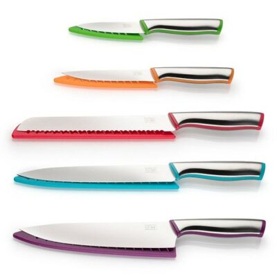 Taylors 5 Piece Chromachef Knife Set - Stainless Steel and Colour 7261860
